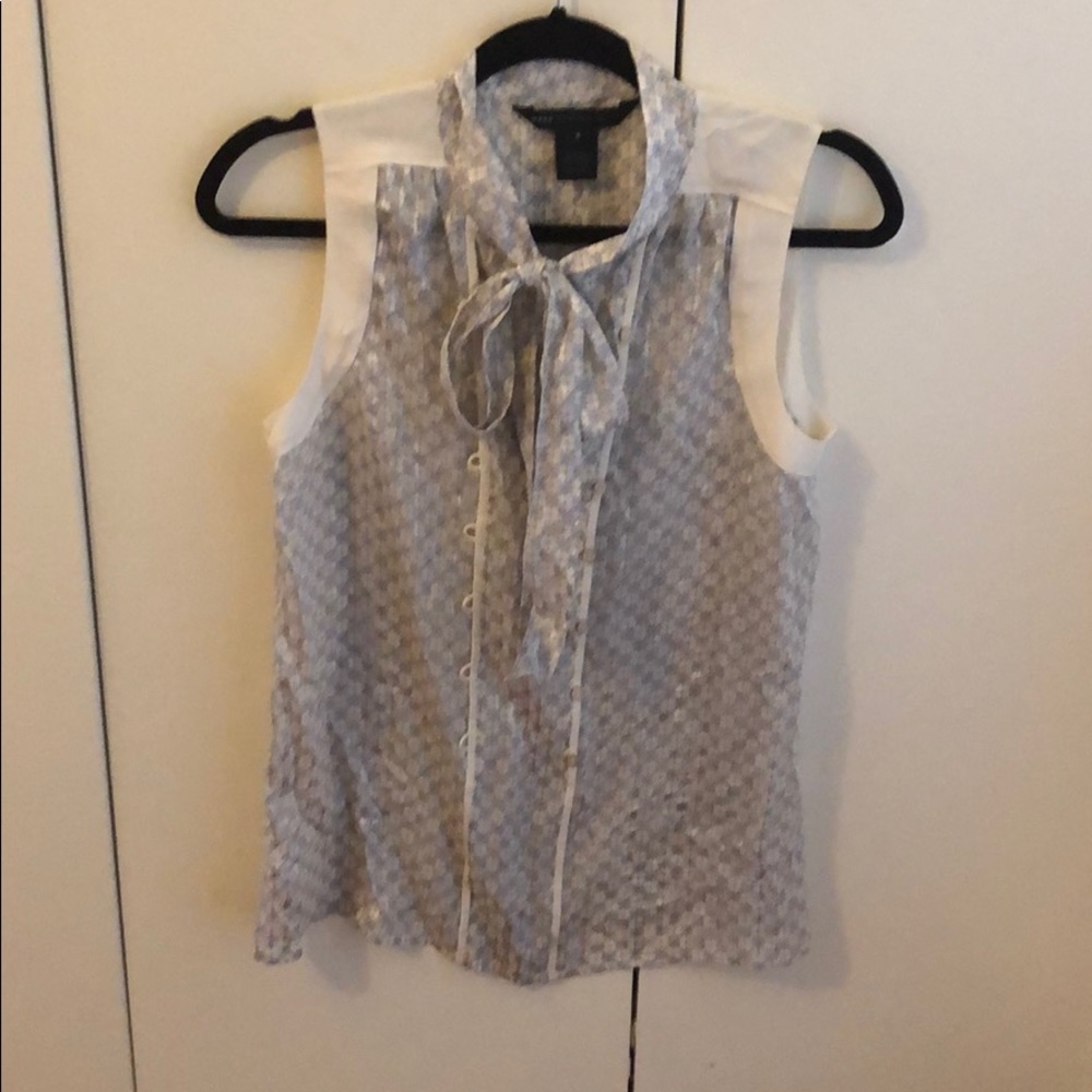 Marc by Marc Jacobs Tie Neck Shell